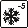 Frostbeständighet: -5 °C